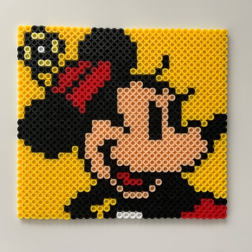 Minnie Mouse Perler Coaster